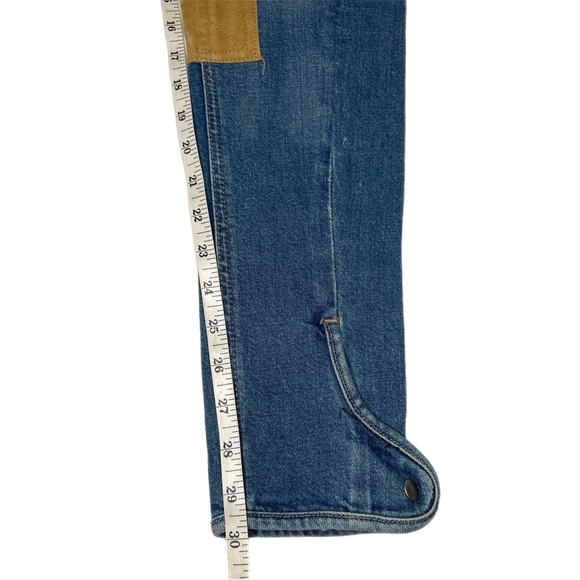 Polo Ralph Lauren Suede Patch Jeans Sz 28 - Picture 15 of 16